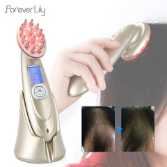 Enhanced Electric Laser Hair Growth Comb – Infrared EMS RF Vibration Massager for Hair Loss Treatment & Regrowth