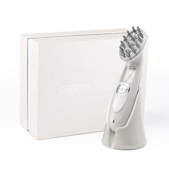 Enhanced Electric Laser Hair Growth Comb – Infrared EMS RF Vibration Massager for Hair Loss Treatment & Regrowth